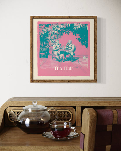 Tea Time Poster Print